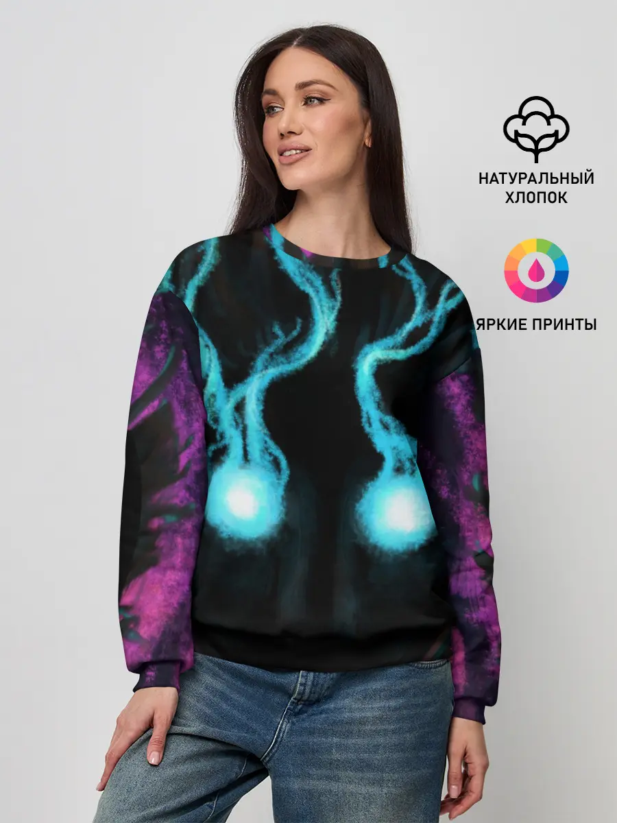 Женский свитшот / Mob psycho 100 power