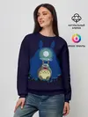 Женский свитшот / Тоторо с открытым ртом