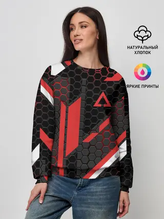 Женский свитшот / CS GO CYREX 3D | КС ГО САЙРЕКС