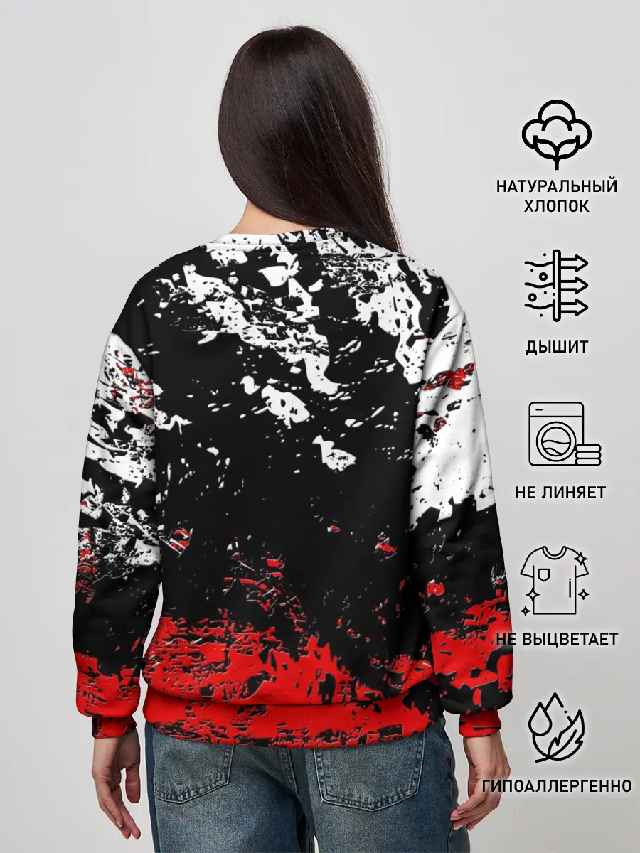 Женский свитшот / БРЫЗГИ КРАСОК