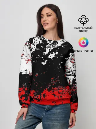 Женский свитшот / БРЫЗГИ КРАСОК