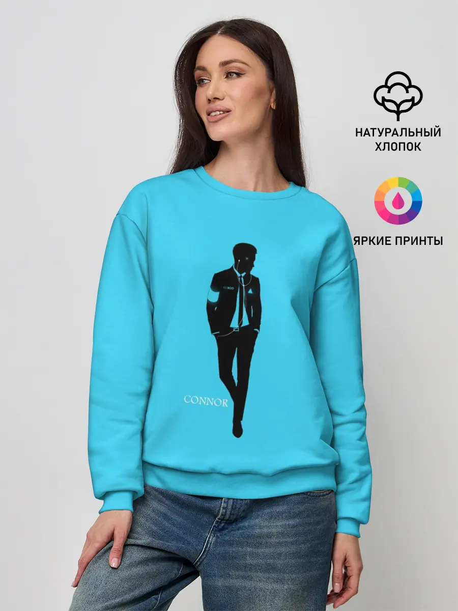 Женский свитшот / Connor. Detroit: Become Human