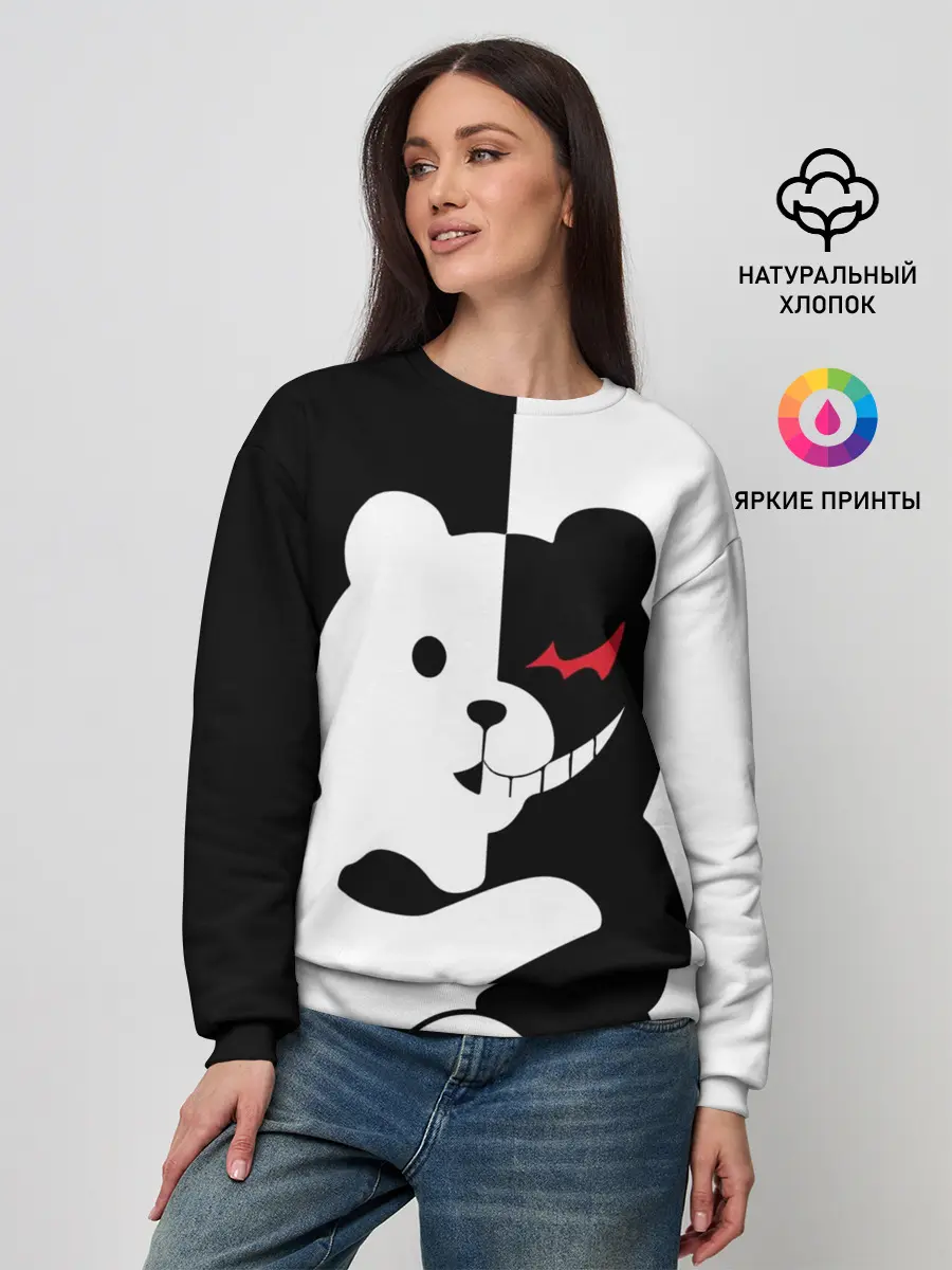 Женский свитшот / MONOKUMA / МОНОКУМА