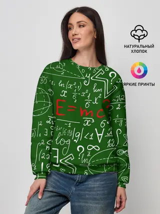 Женский свитшот / ФОРМУЛЫ ФИЗИКА