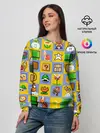 Женский свитшот / Super Mario Pop art