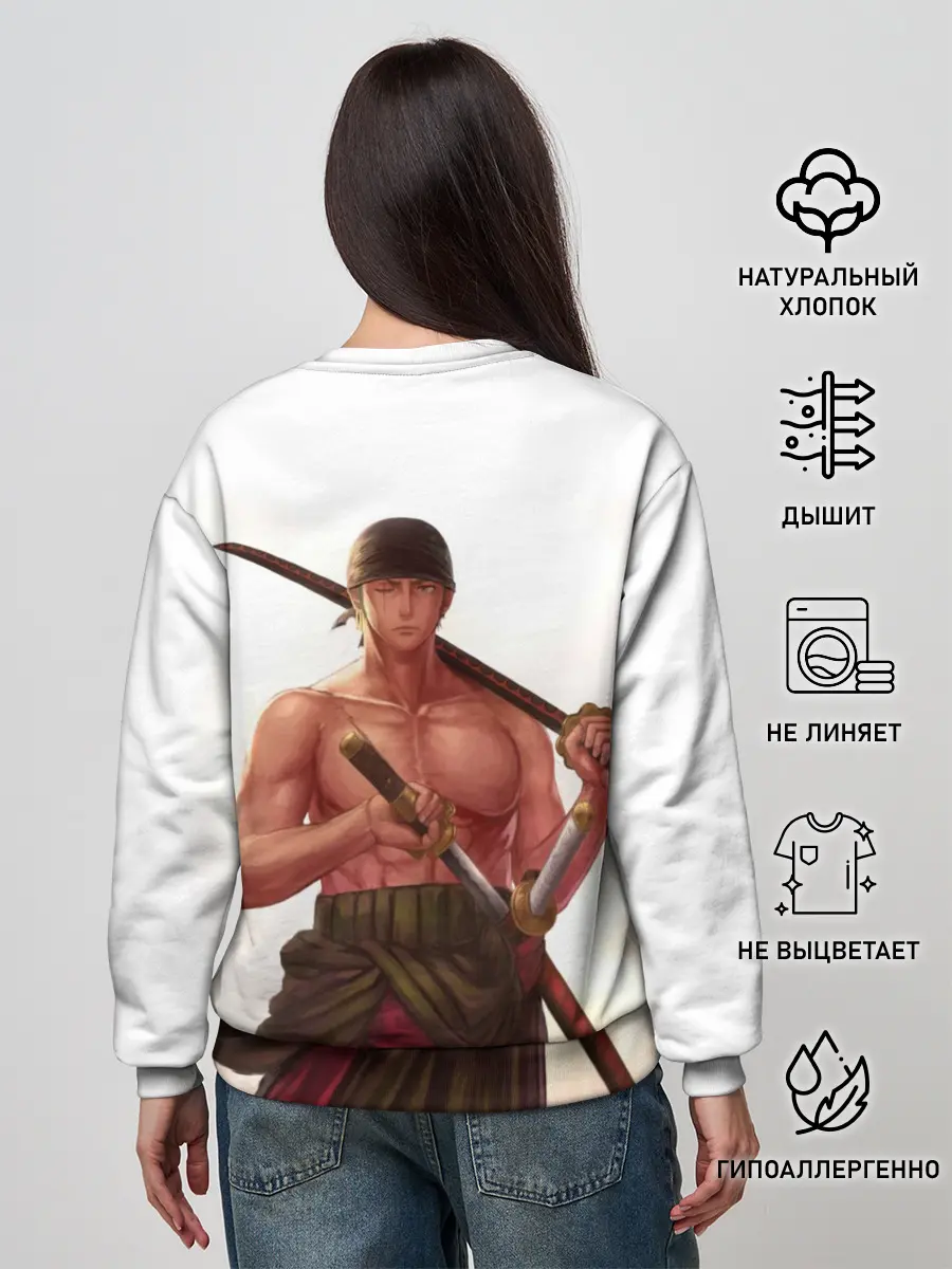 Женский свитшот / One Piece - Zoro