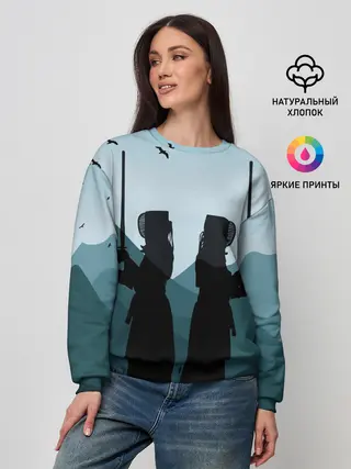 Женский свитшот / Тренировка кендо