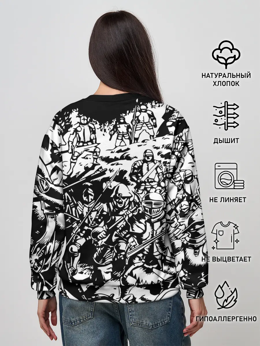 Женский свитшот / BERSERK background logo