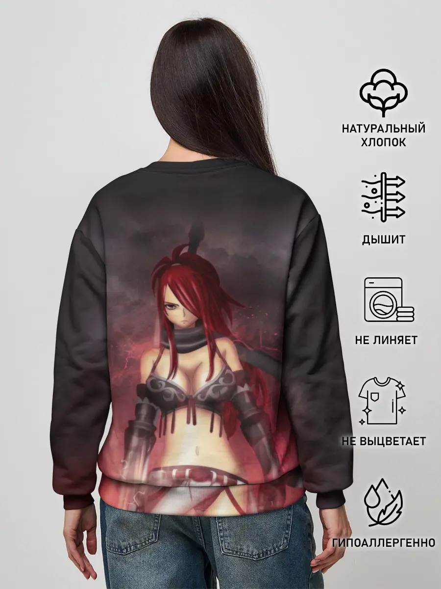 Женский свитшот / Алая Эльза