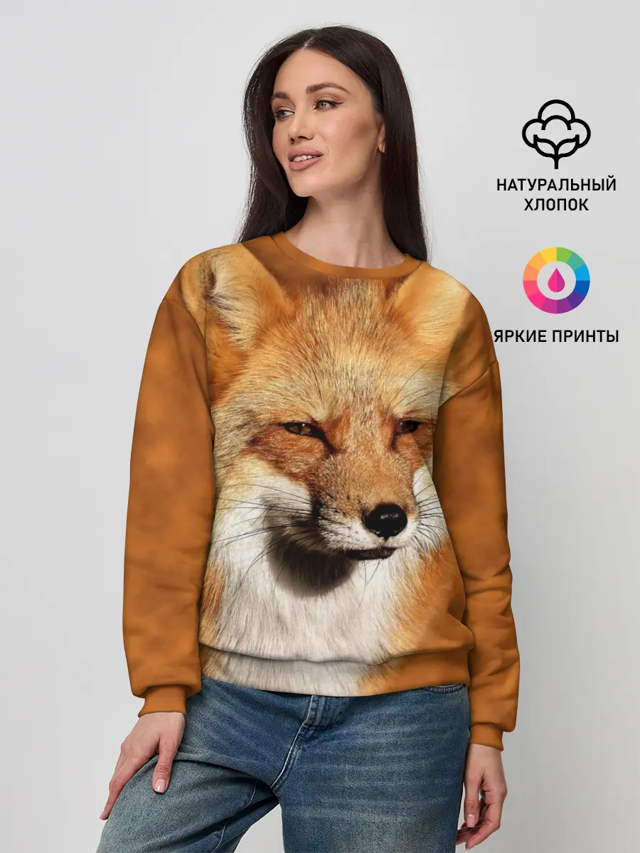 Женский свитшот / Лисичка