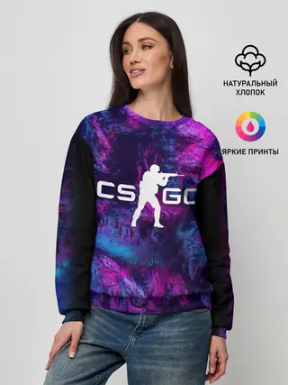 Женский свитшот / CS GO HYPER BEAST LANDSCAPE
