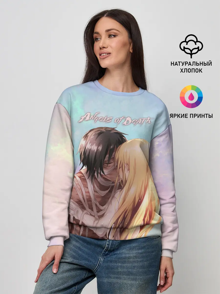 Женский свитшот / ANGELS OF DEATH. Love story