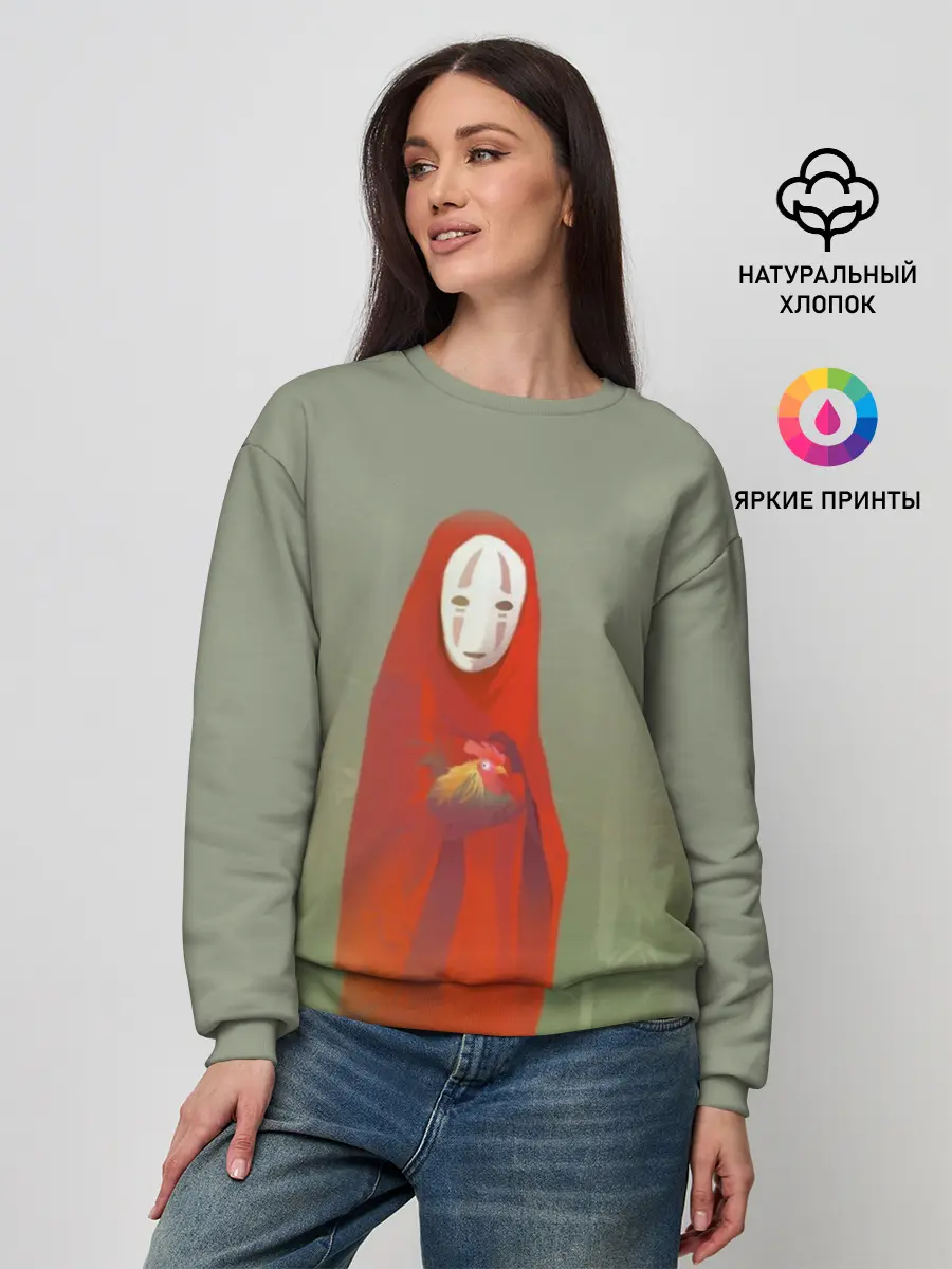 Женский свитшот / Каонаси с петухом