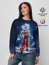 Женский свитшот / Goku on a planet