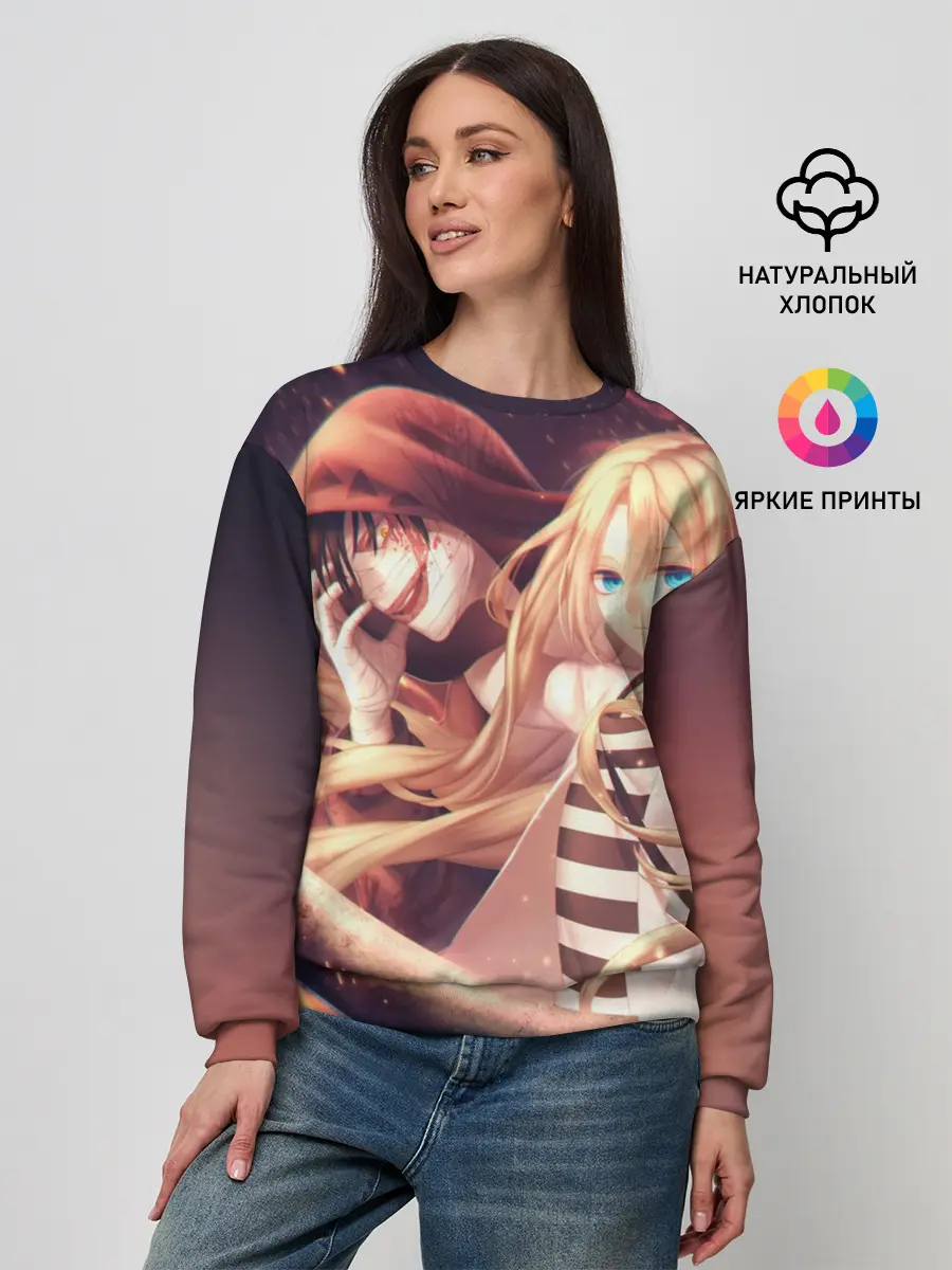 Женский свитшот / Satsuriku no Tenshi