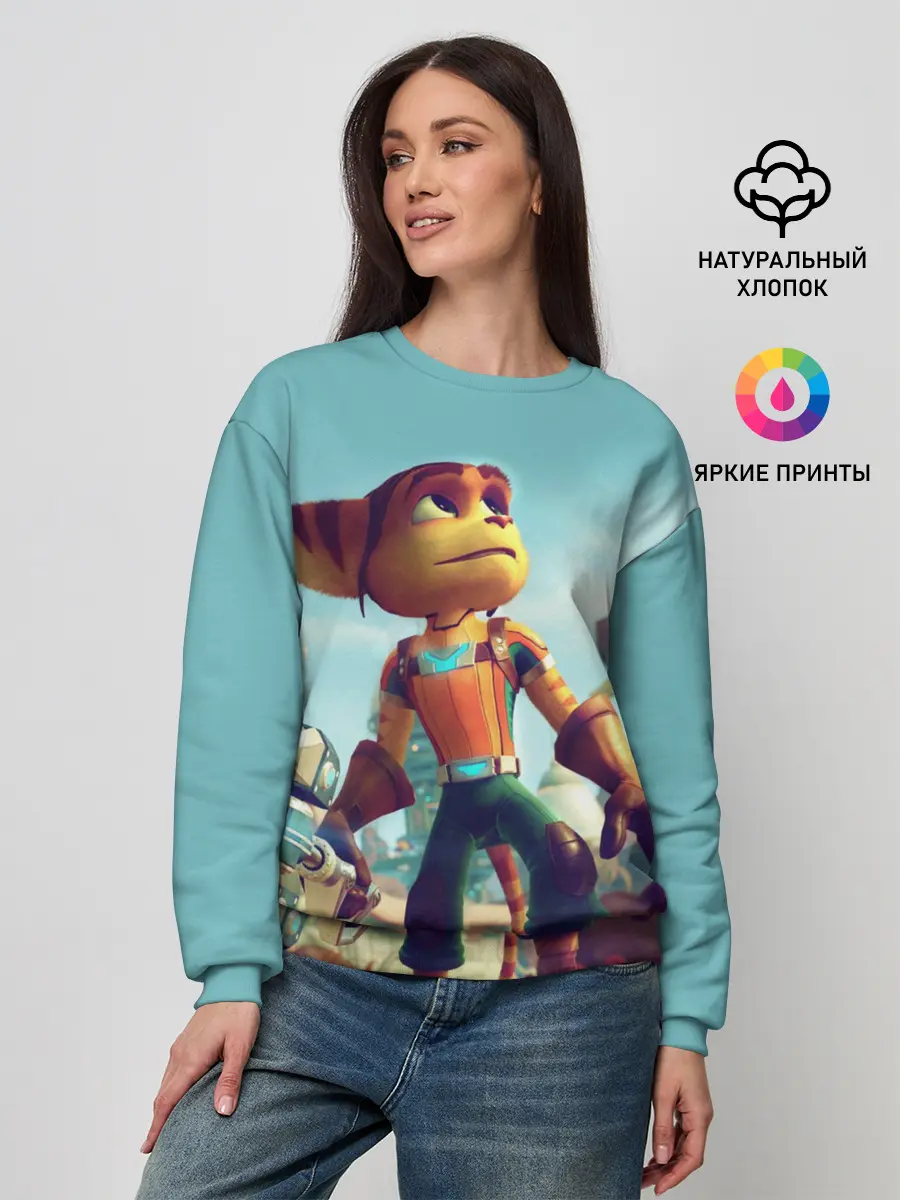 Женский свитшот / Ratchet and Clank