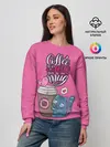 Женский свитшот / Coffee is a hug