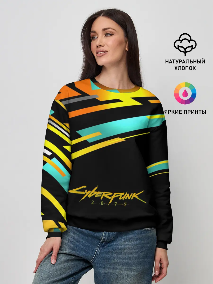 Женский свитшот / CyberPunk 2077