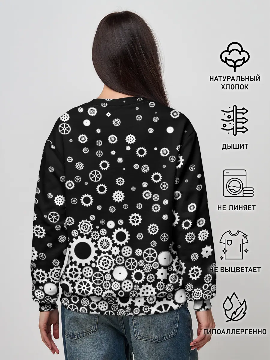 Женский свитшот / Шестеренки