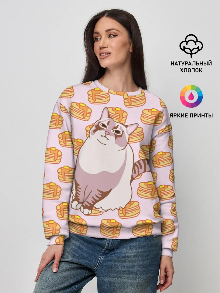 Женский свитшот / Блины