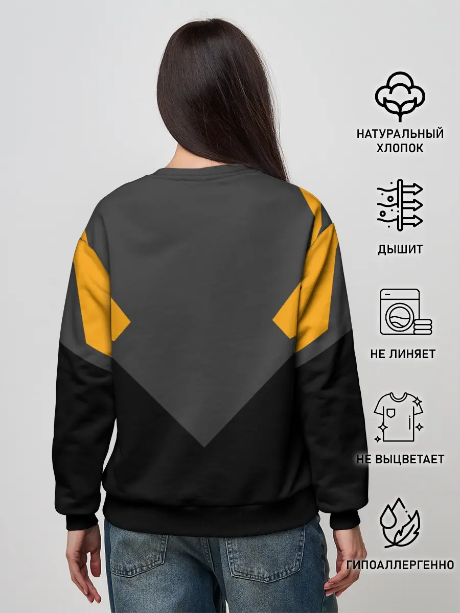 Женский свитшот / Хвост Феи абстрация