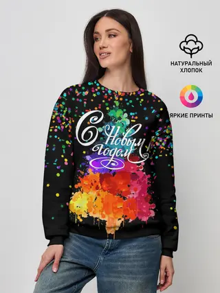 Женский свитшот / Ёлка