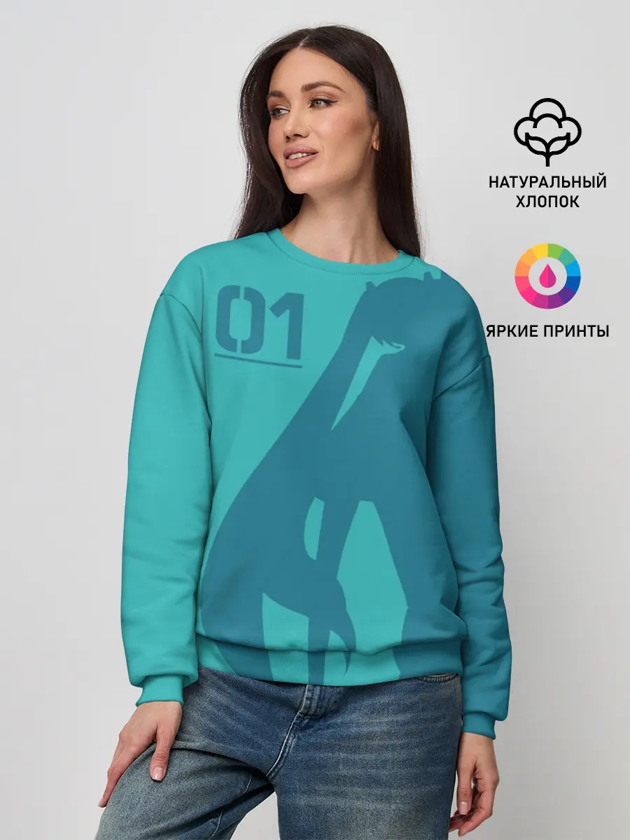 Женский свитшот / Хацуне Мику 01