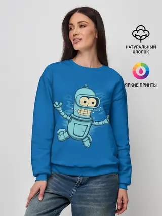Женский свитшот / Bender Nevermind