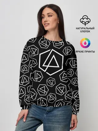 Женский свитшот / LINKIN PARK PATTERN