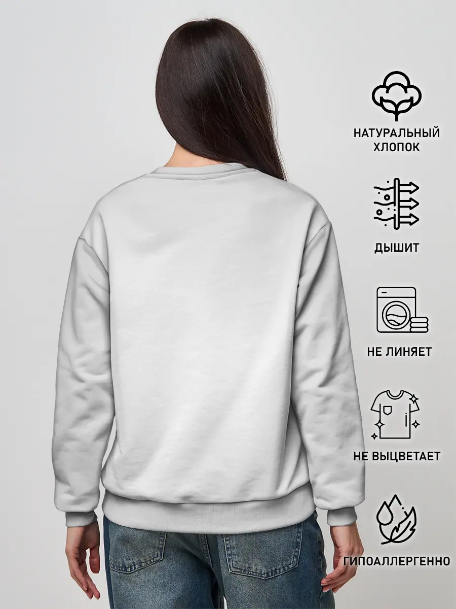 Женский свитшот / Мопс