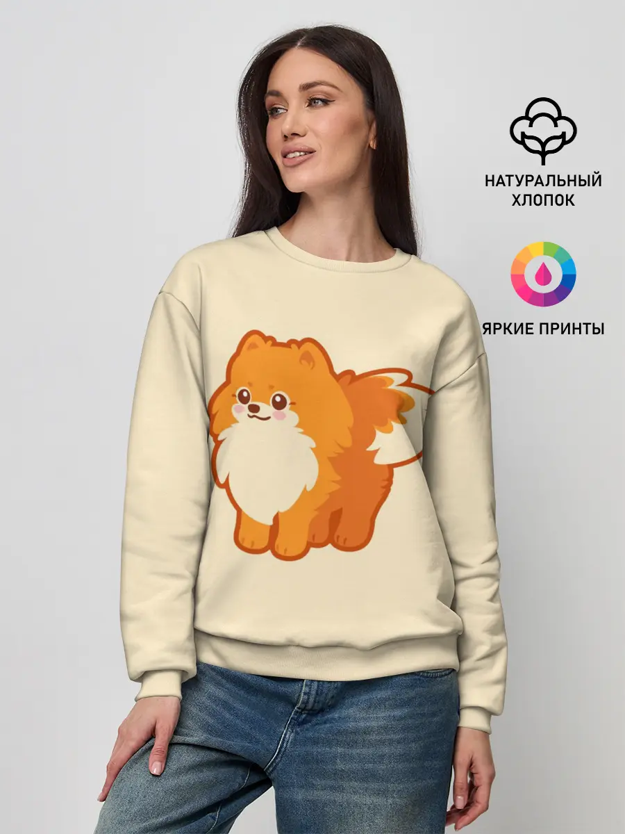 Женский свитшот / Шпиц