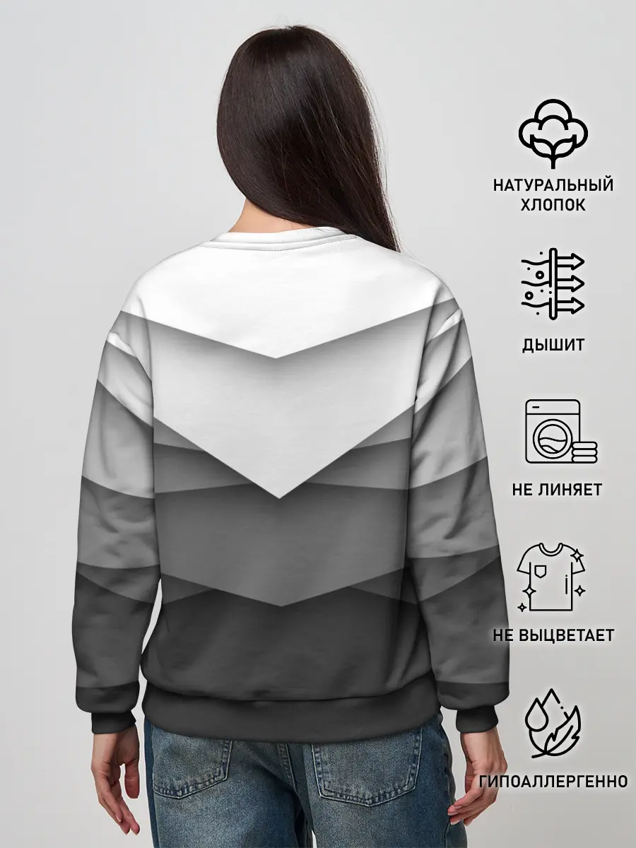 Женский свитшот / Бумажные полосы