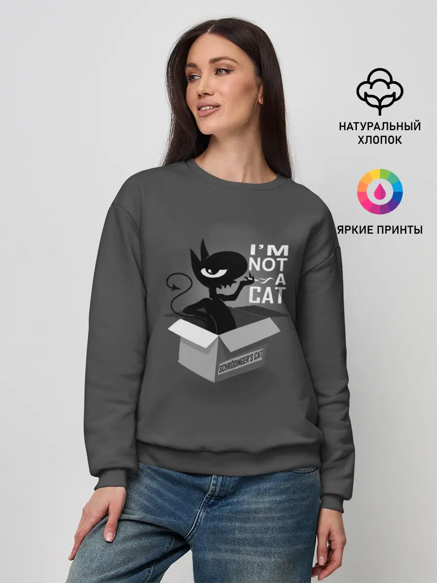 Женский свитшот / Disenchantment. Im not a Cat