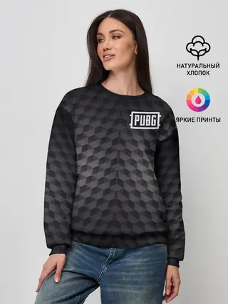 Женский свитшот / PUBG Carbon