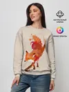 Женский свитшот / Paint Fox