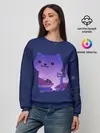 Женский свитшот / Ночной Котик
