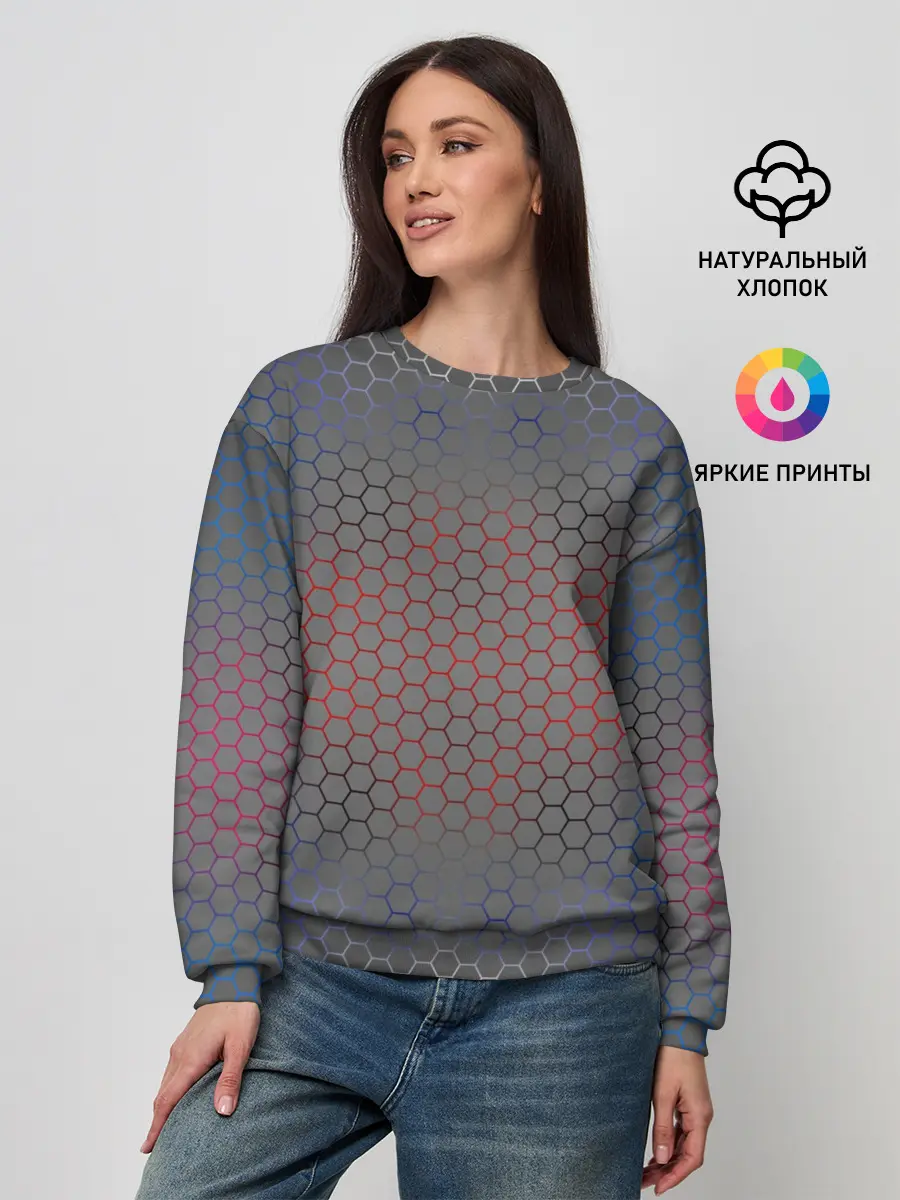Женский свитшот / Кевлар Color Big