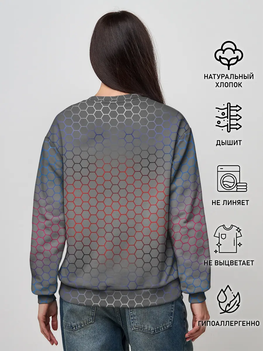 Женский свитшот / Кевлар Color Big