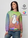 Женский свитшот / Единорог на Старте