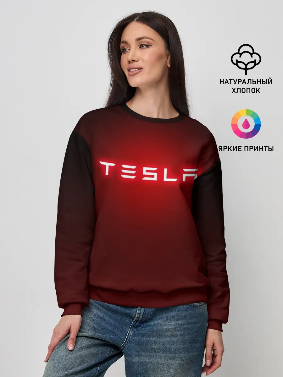 Женский свитшот / TESLA