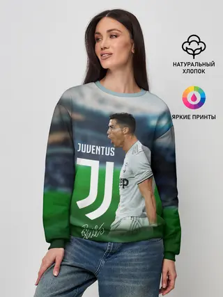 Женский свитшот / Роналдо Ювентус