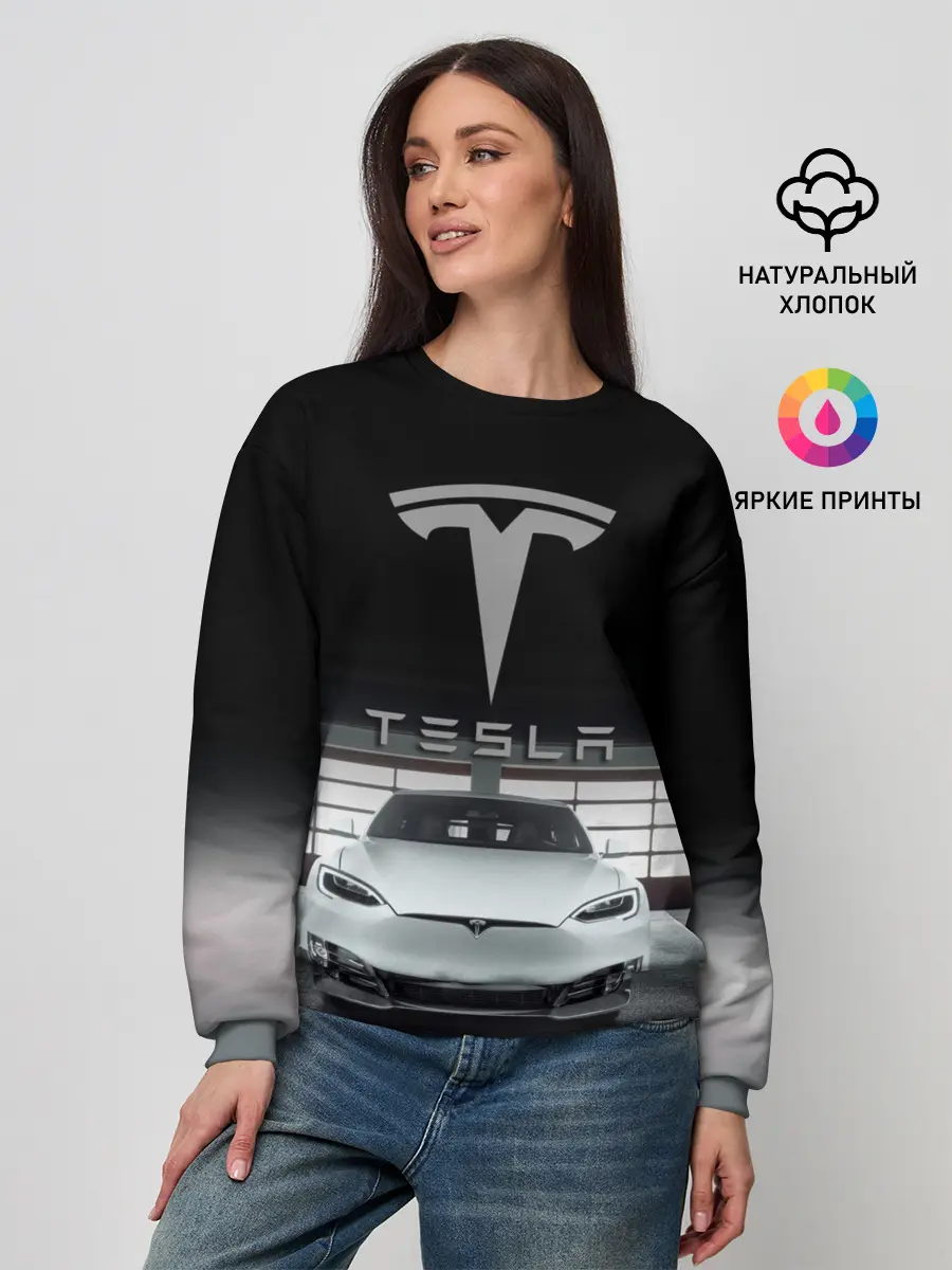 Женский свитшот / TESLA