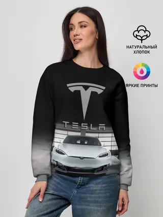 Женский свитшот / TESLA