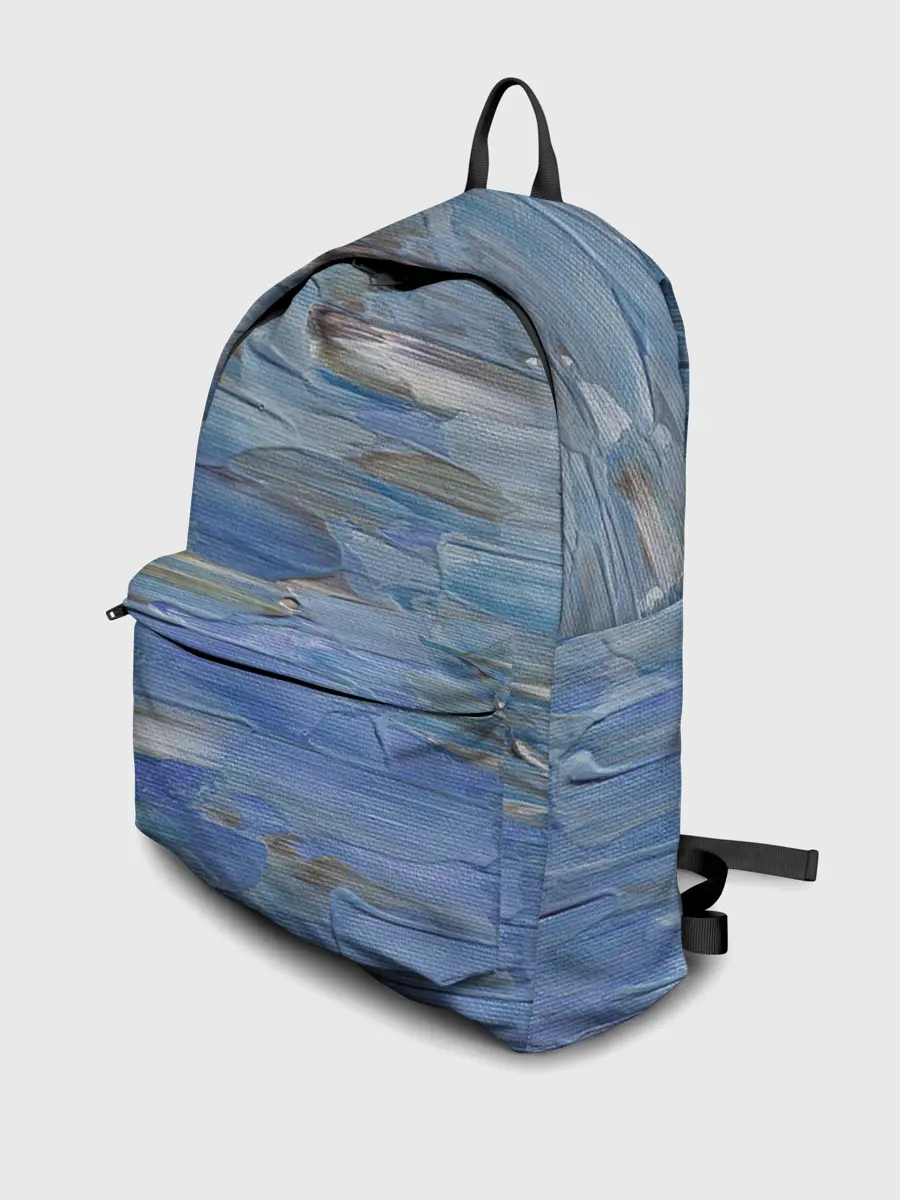 Рюкзак джинсовый / Мазки красок