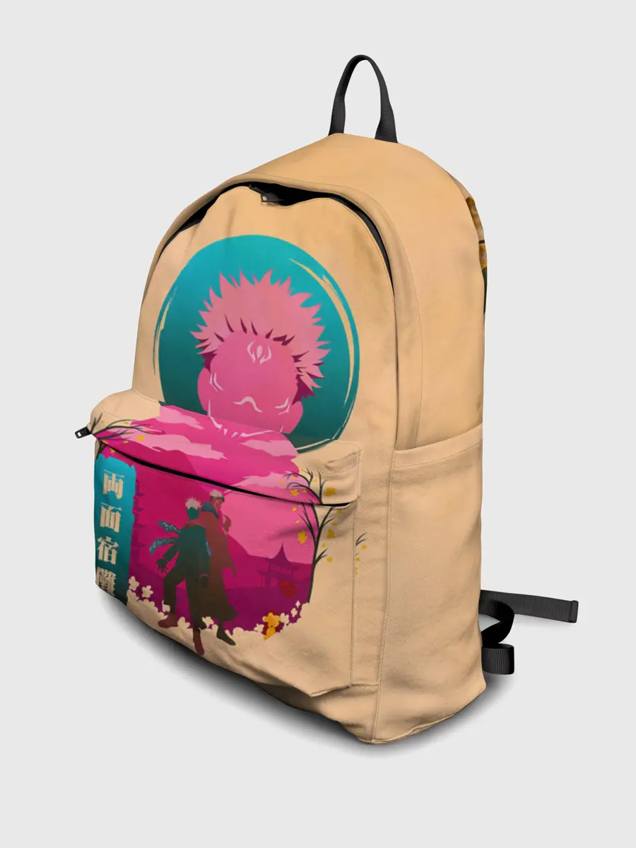 Рюкзак джинсовый / Юдзи сосуд для Сукуна - Магическая битва