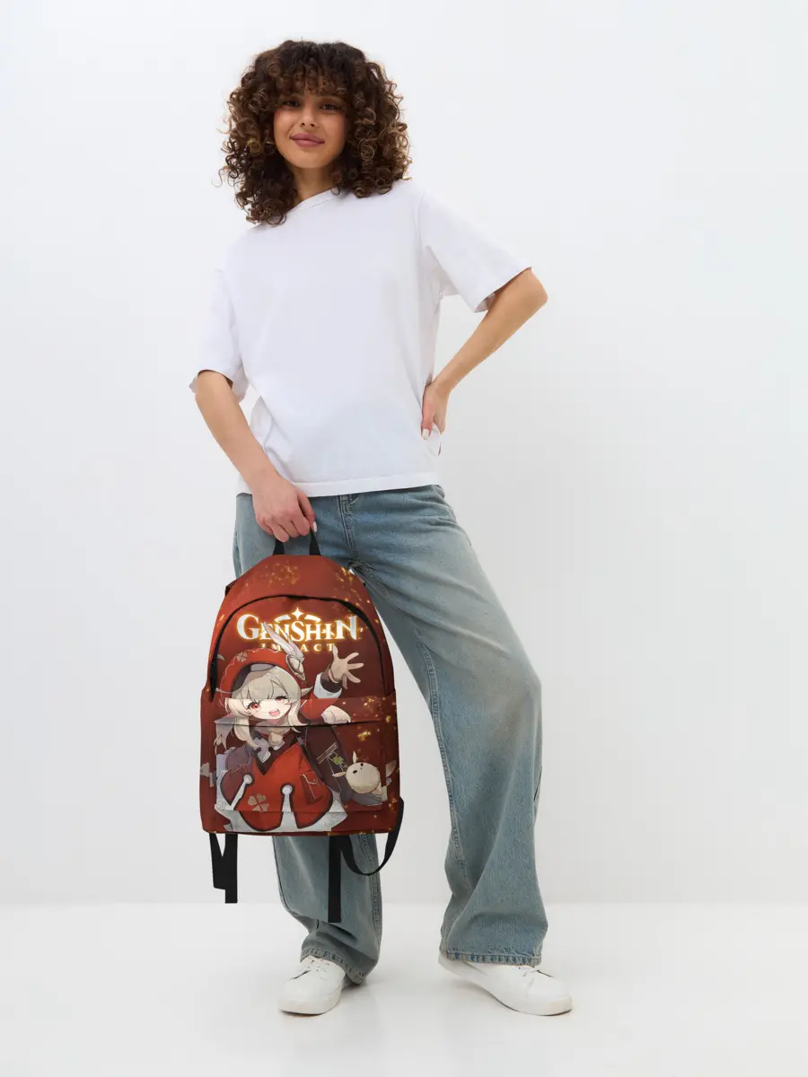 Рюкзак джинсовый / КЛИ | KLEE | ГЕНШИН