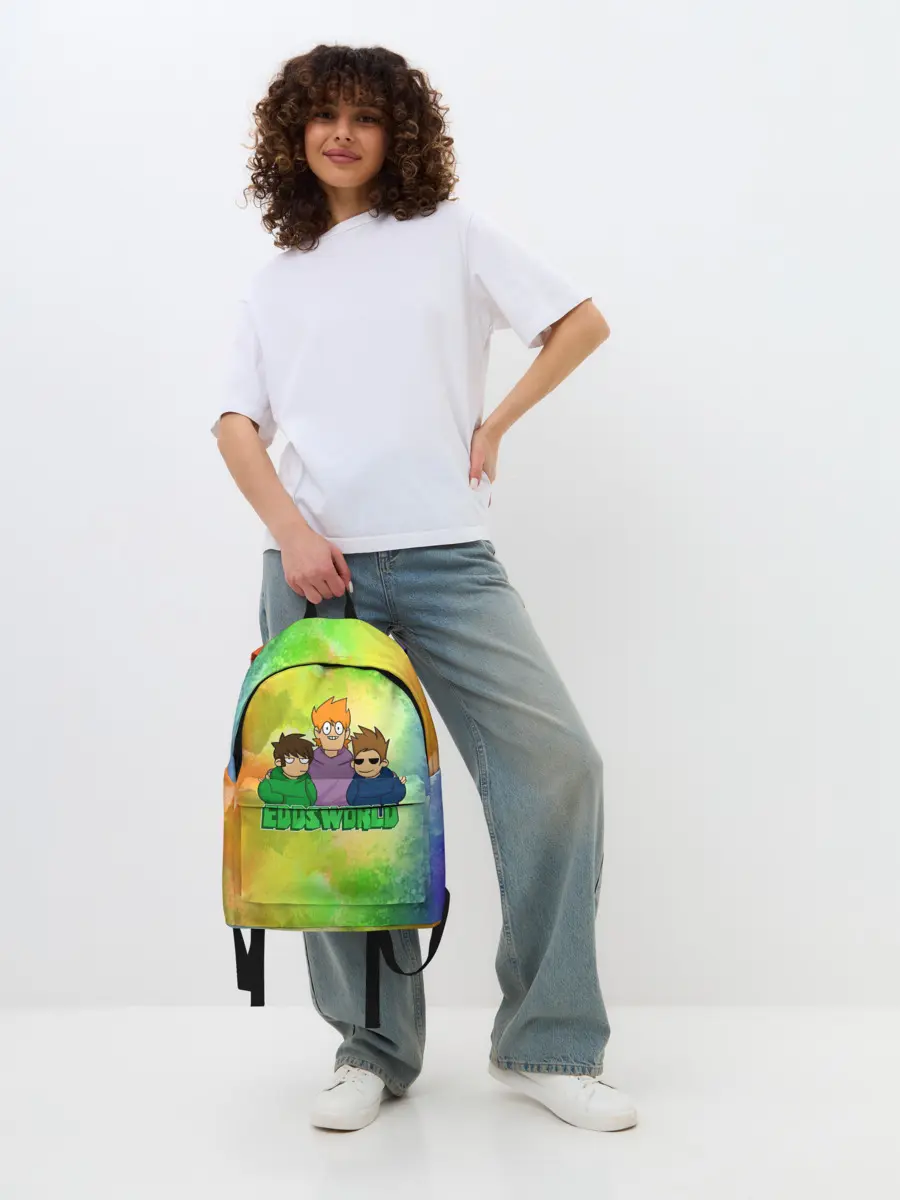 Рюкзак джинсовый / EDDSWORLD 3