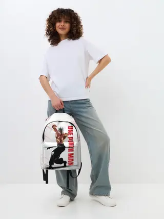 Рюкзак джинсовый / Гароу из One Punch-Man