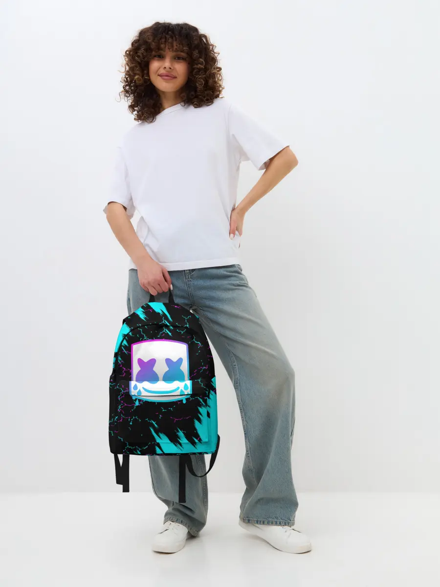 Рюкзак джинсовый / MARSHMELLO NEON: МАРШМЕЛЛО НЕОН.