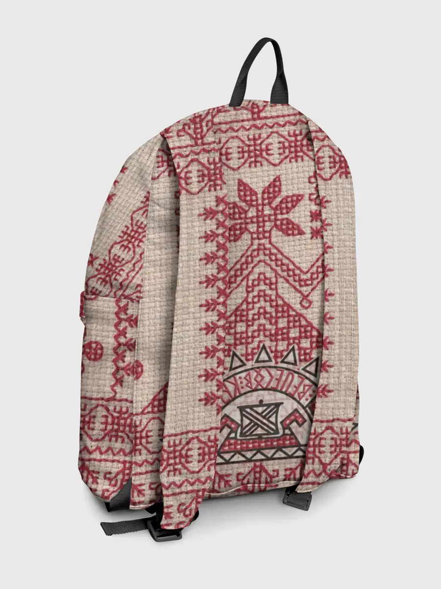 Рюкзак джинсовый / Славянская вышивка | Узоры Руси